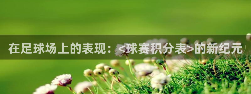 在足球场上的表现：<球赛积分表>的新纪元