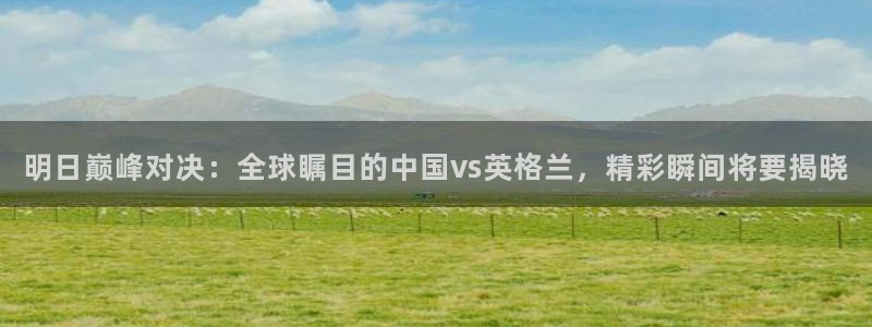 VSport胜利因你更精彩：明日巅峰对决：全球瞩目的中国vs